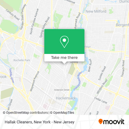 Hallak Cleaners map