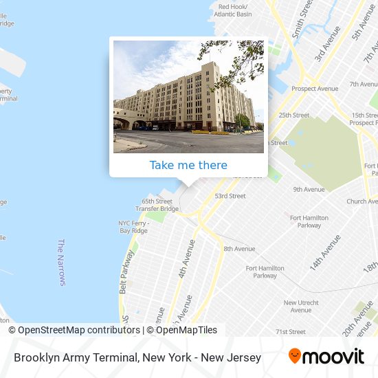 Brooklyn Army Terminal map