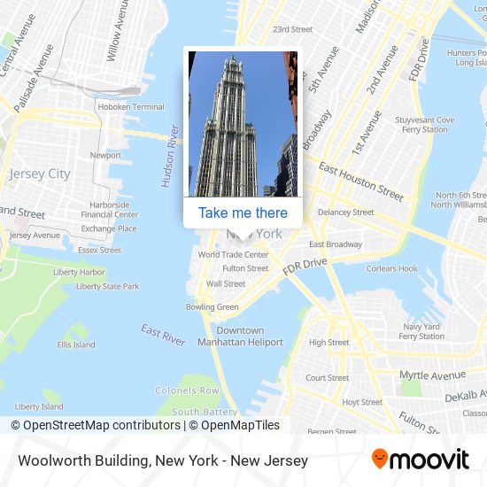 Woolworth Building map