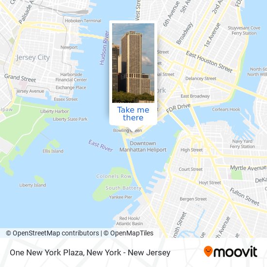 Mapa de One New York Plaza