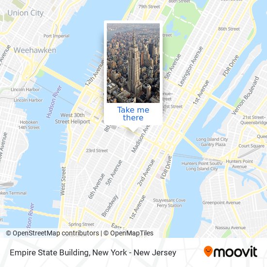 Empire State Building map