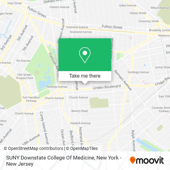 SUNY Downstate College Of Medicine map