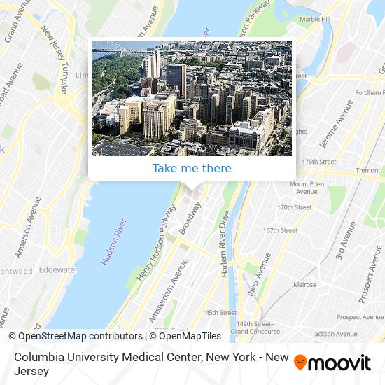 Columbia University Medical Center map