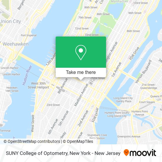 Mapa de SUNY College of Optometry