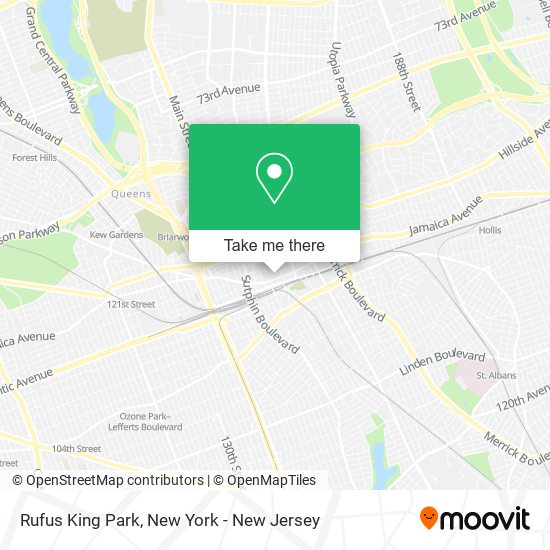 Mapa de Rufus King Park