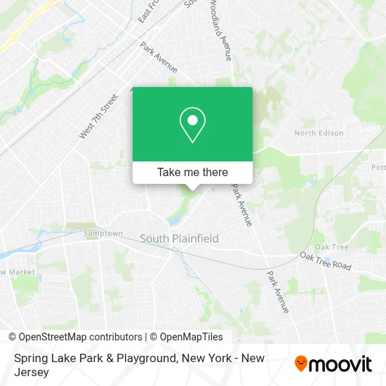 Spring Lake Park & Playground map