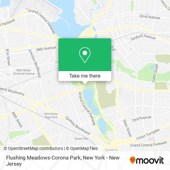 Flushing Meadows-Corona Park map