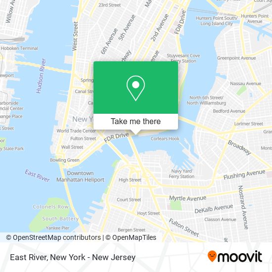 East River map