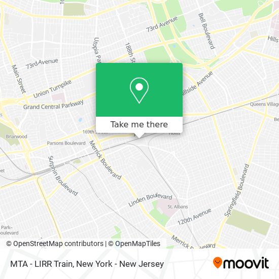 MTA - LIRR Train map