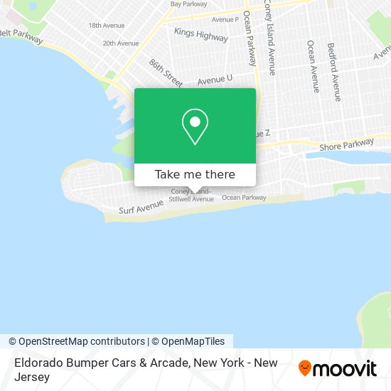 Mapa de Eldorado Bumper Cars & Arcade