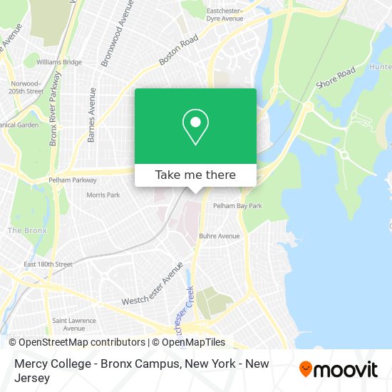 Mercy College - Bronx Campus map