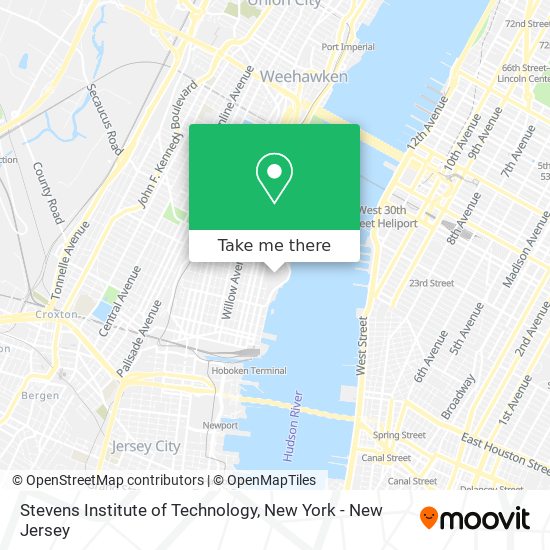 Mapa de Stevens Institute of Technology