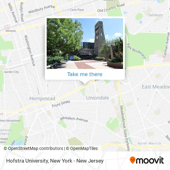 Hofstra University map