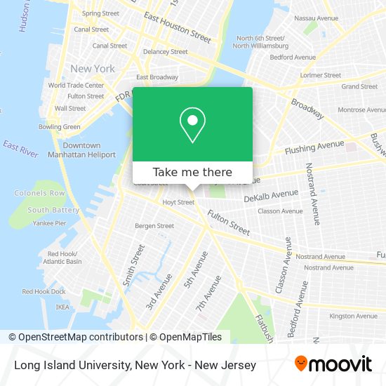 Mapa de Long Island University