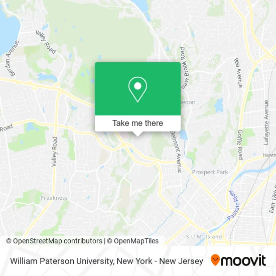 William Paterson University Map How To Get To William Paterson University In Wayne, Nj By Bus Or Subway?