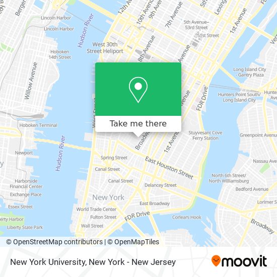 Mapa de New York University