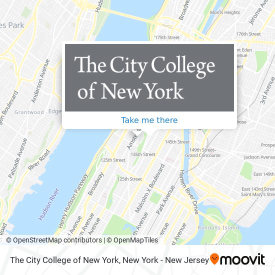 The City College of New York map
