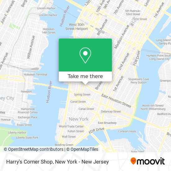 Harry's Corner Shop map