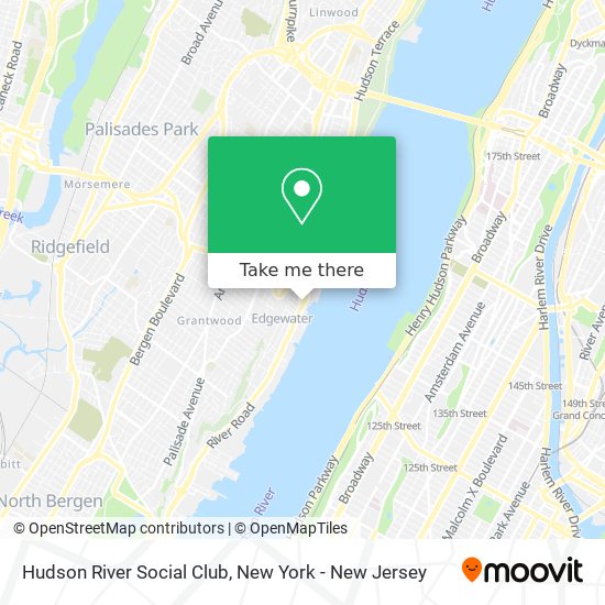 Hudson River Social Club map
