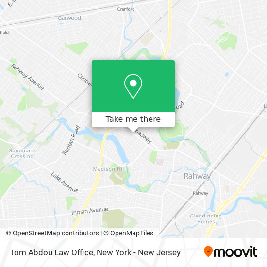 Tom Abdou Law Office map