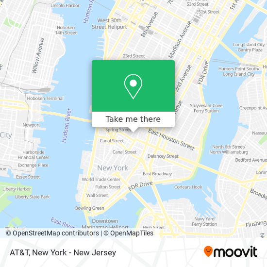 AT&T map