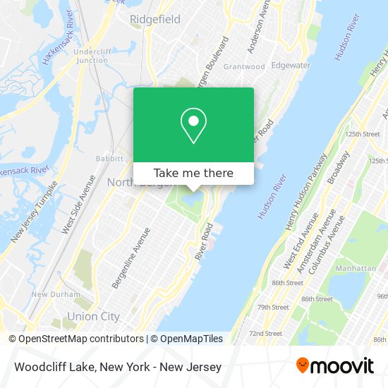 Woodcliff Lake map