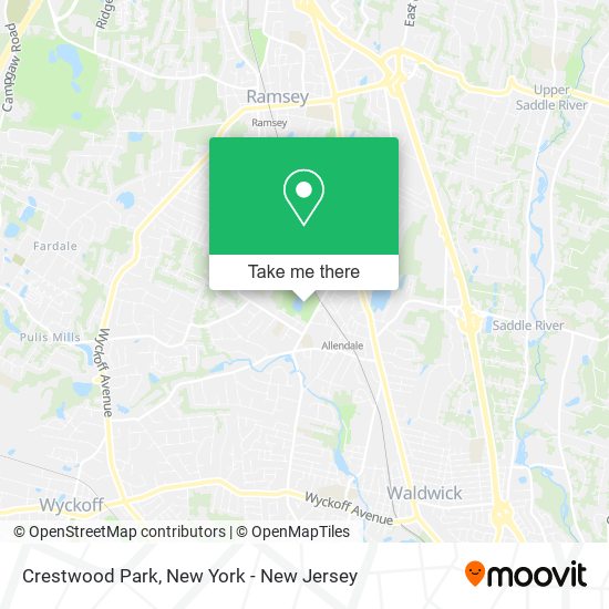 Mapa de Crestwood Park