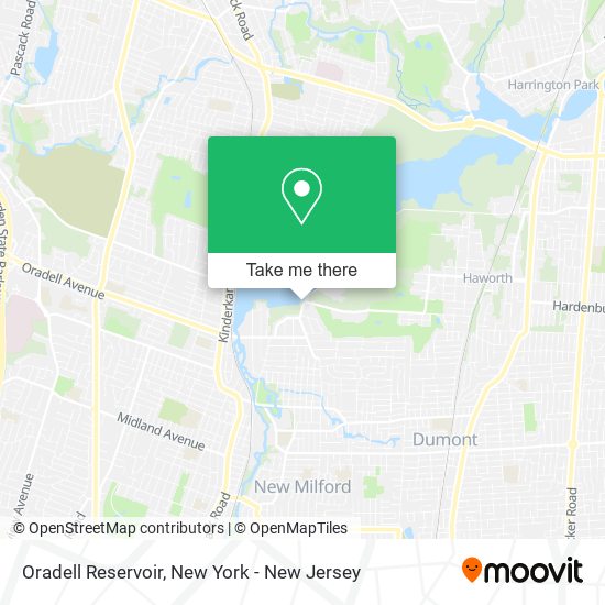 Mapa de Oradell Reservoir