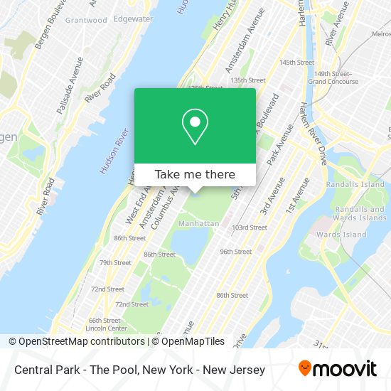 Mapa de Central Park - The Pool