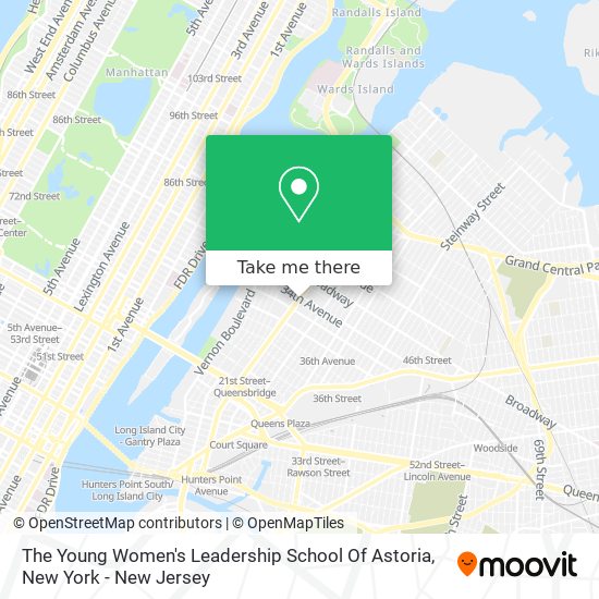 The Young Women's Leadership School Of Astoria map