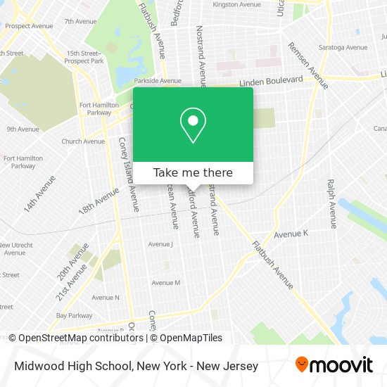 Mapa de Midwood High School