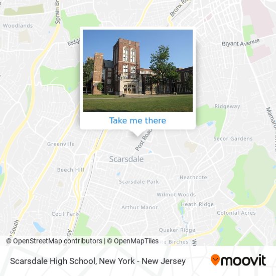 Mapa de Scarsdale High School