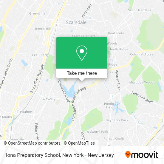Iona Preparatory School map
