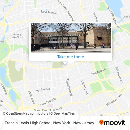 Francis Lewis High School map