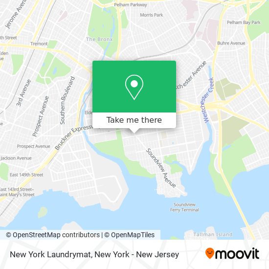 New York Laundrymat map