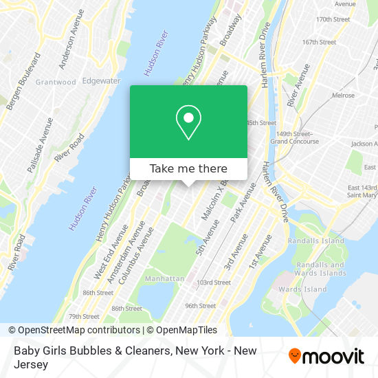 Mapa de Baby Girls Bubbles & Cleaners