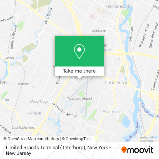 Limited Brands Terminal (Teterboro) map
