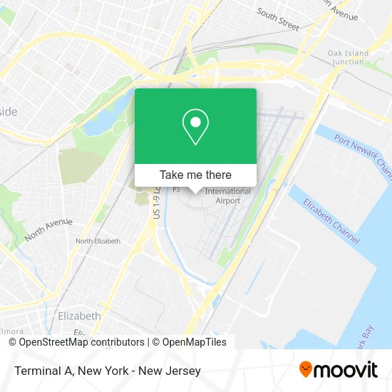 Terminal A map