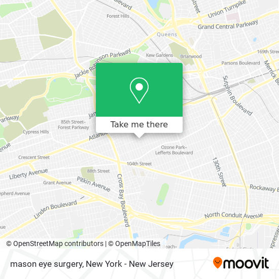 mason eye surgery map