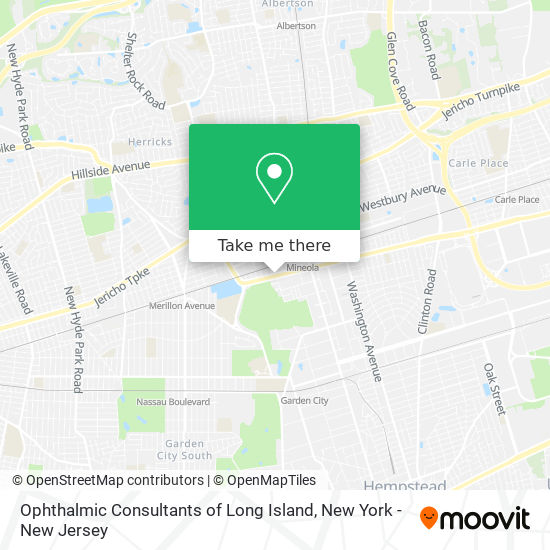 Mapa de Ophthalmic Consultants of Long Island