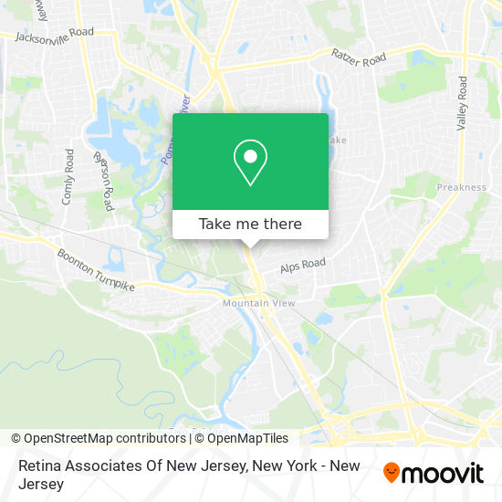 Mapa de Retina Associates Of New Jersey