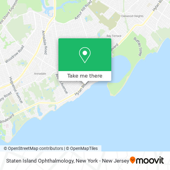 Mapa de Staten Island Ophthalmology