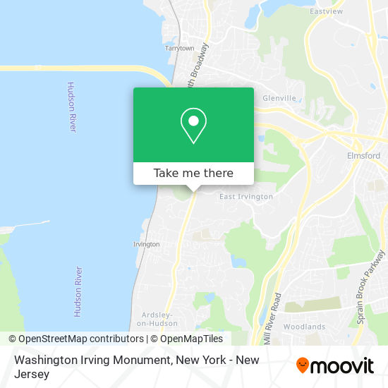 Mapa de Washington Irving Monument