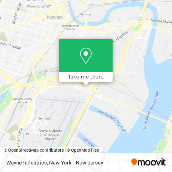 Mapa de Wayne Industries