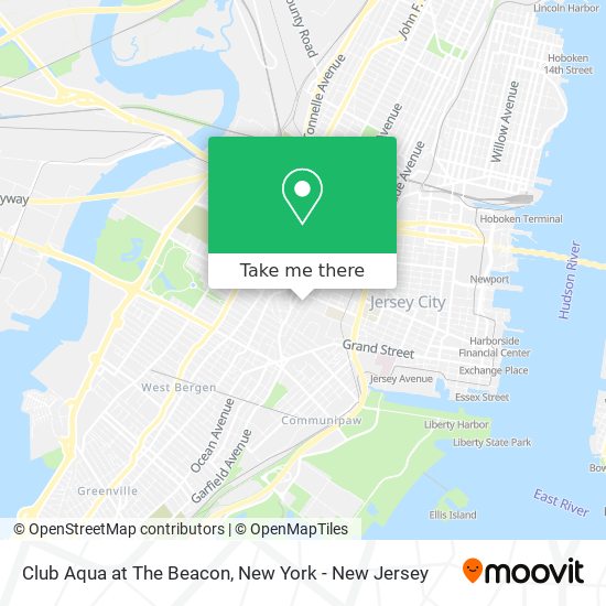 Club Aqua at The Beacon map