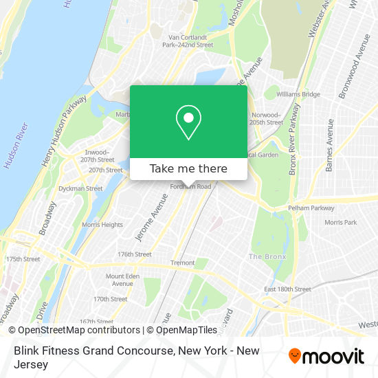 Blink Fitness Grand Concourse map