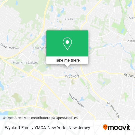 Mapa de Wyckoff Family YMCA