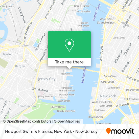 Newport Swim & Fitness map