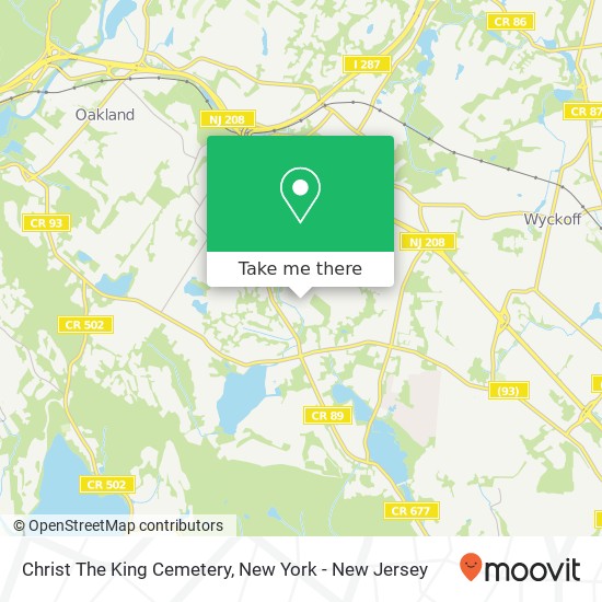 Mapa de Christ The King Cemetery