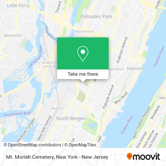 Mt. Moriah Cemetery map